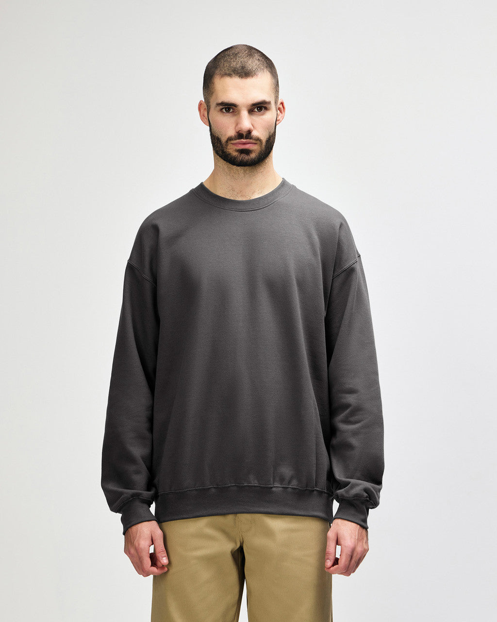 gildan-sf000-gildan-softstyle-adult-sweatshirt - Charcoal front