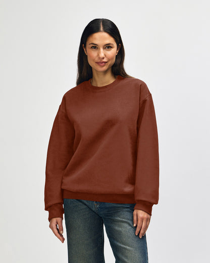 gildan-sf000-gildan-softstyle-adult-sweatshirt - Cocoa front