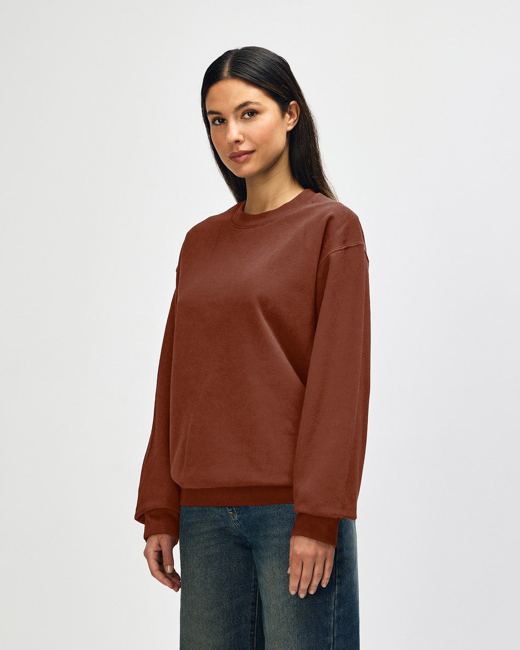 gildan-sf000-gildan-softstyle-adult-sweatshirt - Cocoa side