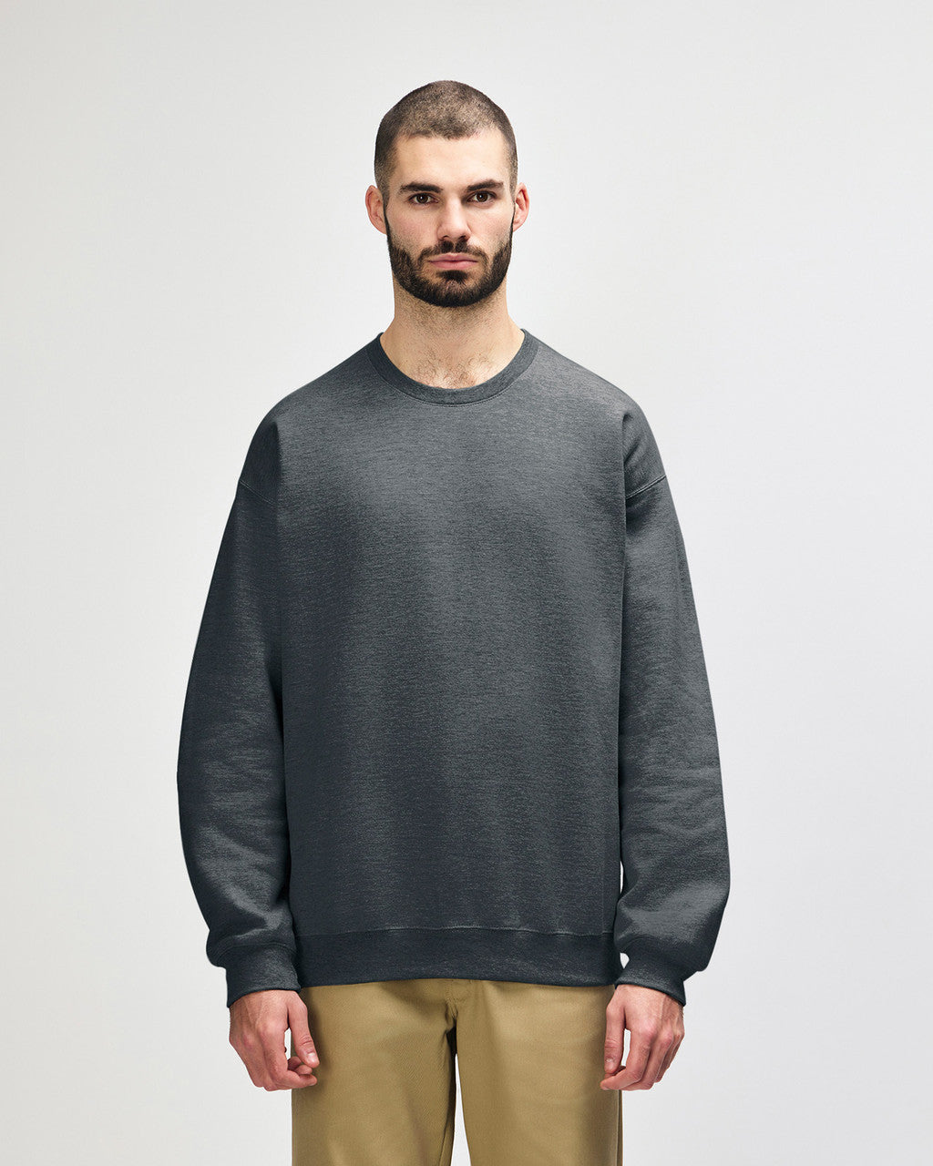 gildan-sf000-gildan-softstyle-adult-sweatshirt - Dark Heather front