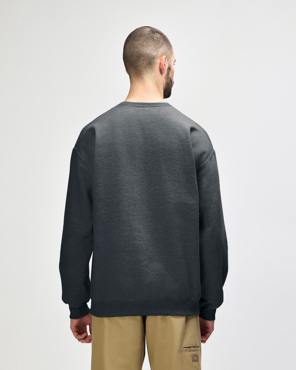 gildan-sf000-gildan-softstyle-adult-sweatshirt - Dark Heather back