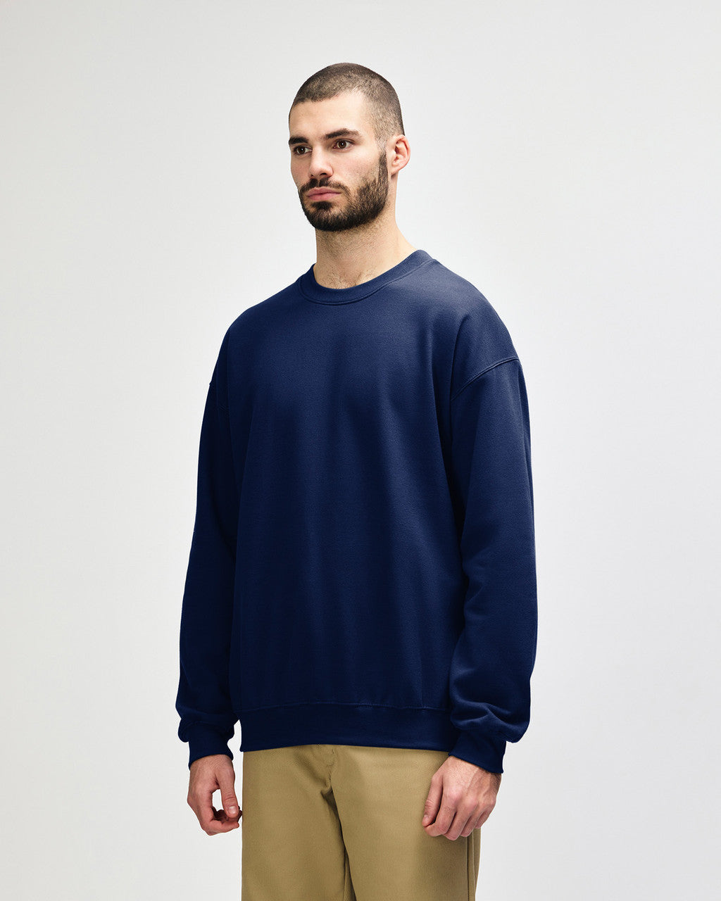 gildan-sf000-gildan-softstyle-adult-sweatshirt - Navy side