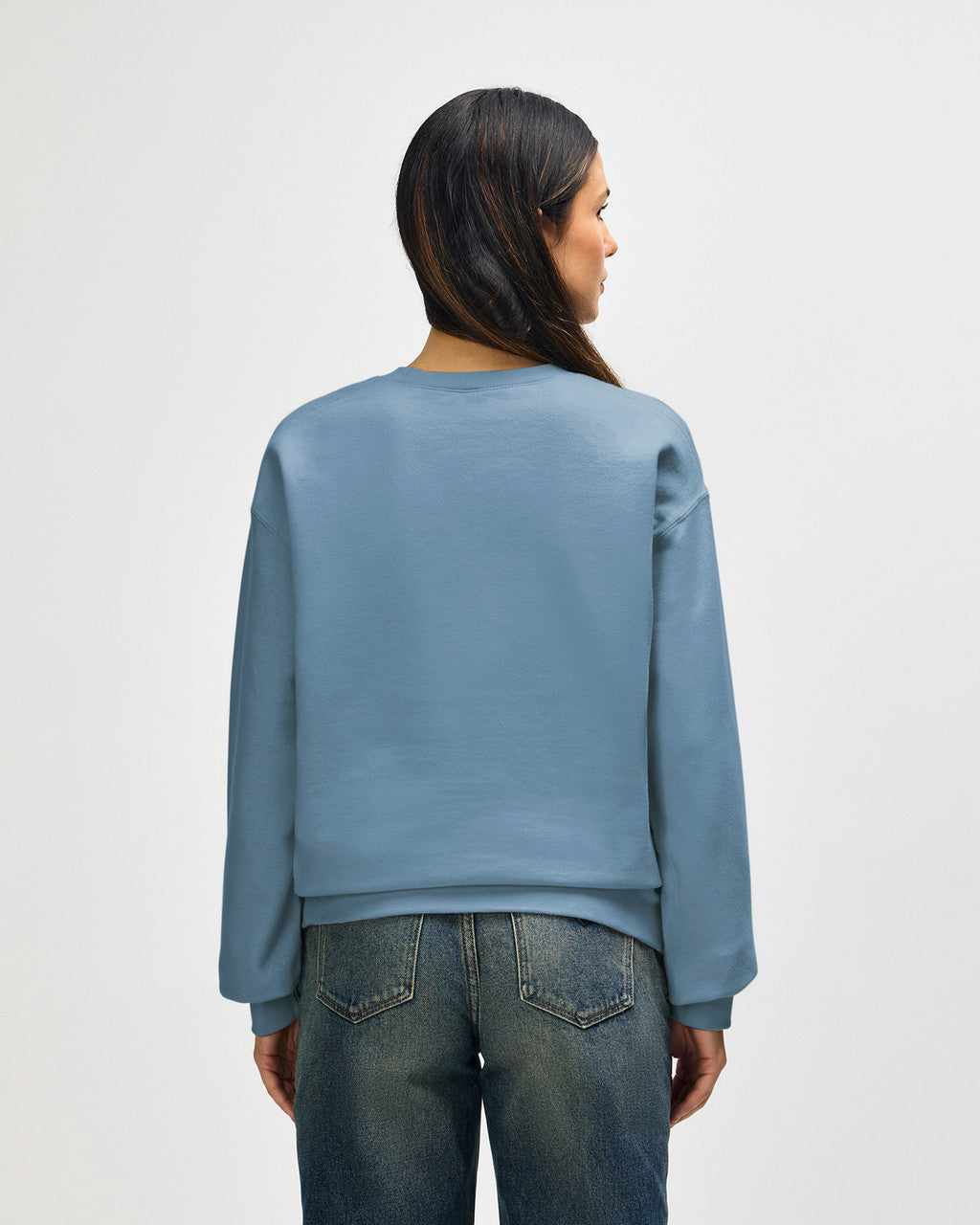 gildan-sf000-gildan-softstyle-adult-sweatshirt - Stone Blue back