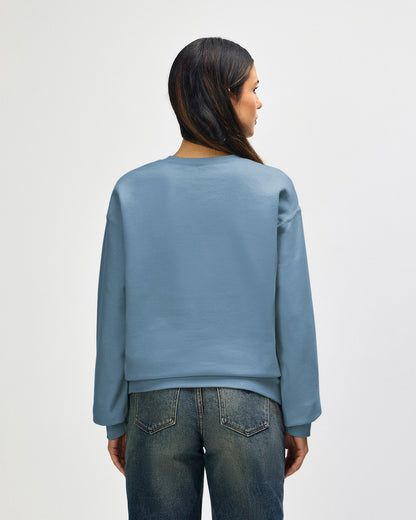 gildan-sf000-gildan-softstyle-adult-sweatshirt - Stone Blue back