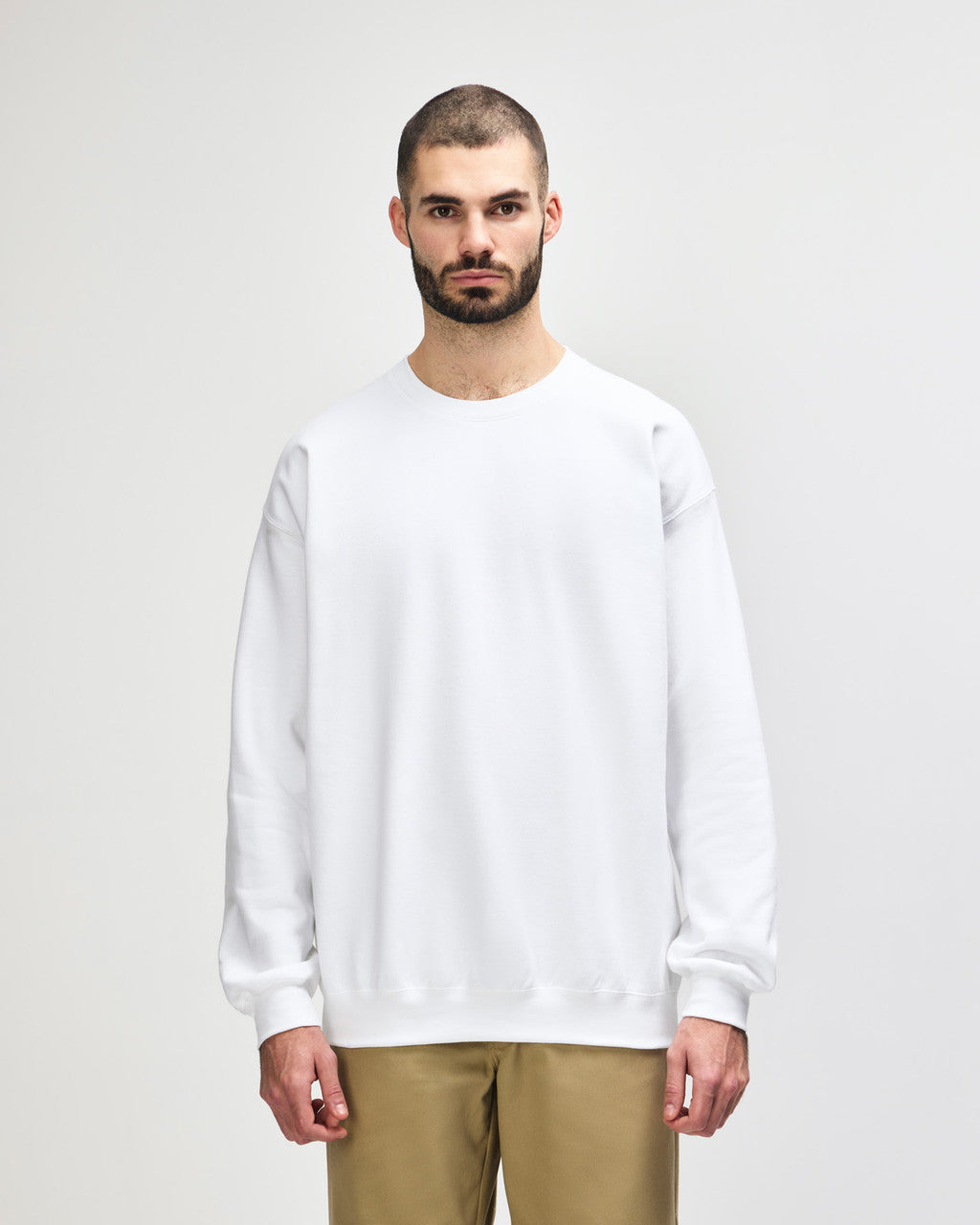 gildan-sf000-gildan-softstyle-adult-sweatshirt - White front