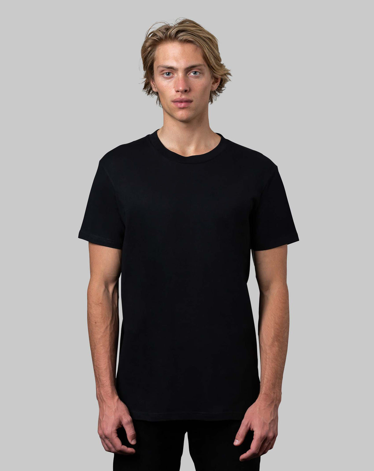 Custom black t-shirt printed with your own photo or logo